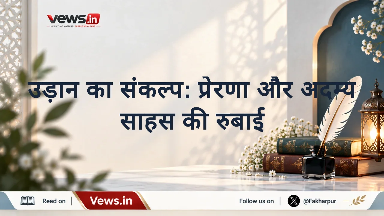 उड़ान का संकल्प: प्रेरणा और अदम्य साहस की रुबाई